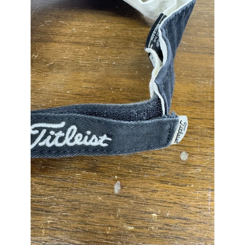 Titleist Low‎ Profile Golf Visor Black 100% Cotton